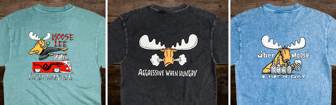 &Uuml;ber Moose T-Shirts