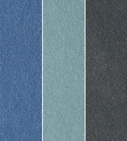 Colours: Denim, Aqua and Charcoal
