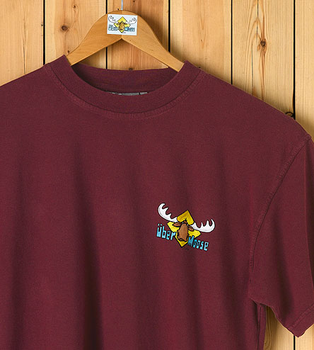 Printed Logo T-Shirt - Small Chest Print - Raspberry