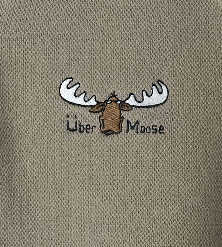 Uber Moose 1/4 Zip Heavy Pique - Taupe