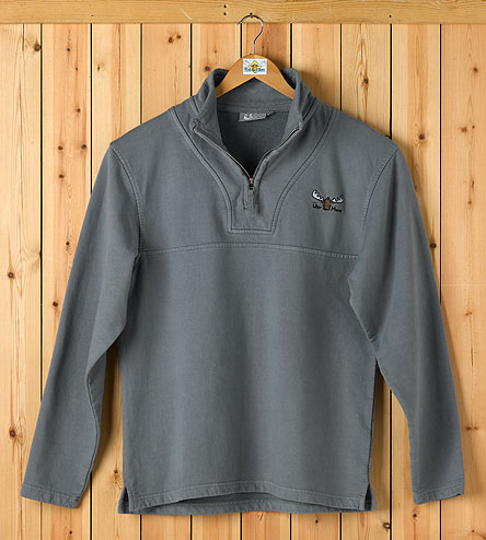 Uber Moose 1/4 Zip Fleece - Steel Grey