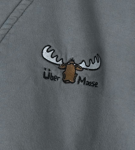 Uber Moose 1/4 Zip Fleece - Steel Grey