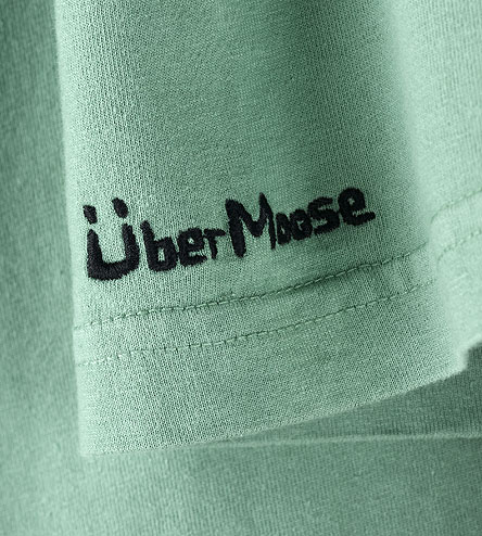 Jersey Polo Zip Neck - Sleeve Detail - Green