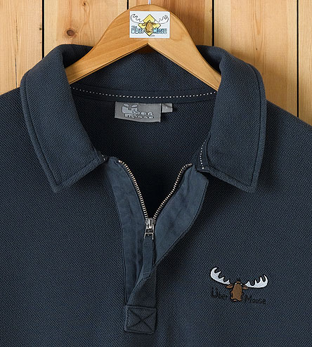 Uber Moose Rugby Heavy Pique - Dark Slate