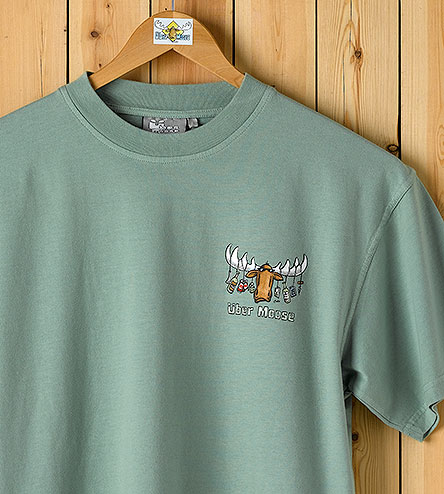Uber Survival T-Shirt - Small Chest Print - Green
