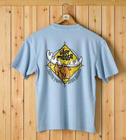 Best Shot T-Shirt - Large Back Print - Sky