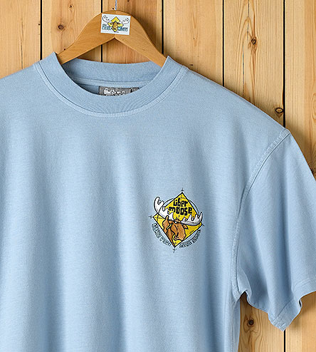Best Shot T-Shirt - Small Chest Print - Sky