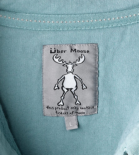 Uber Moose Button Neck Fleece - Lead