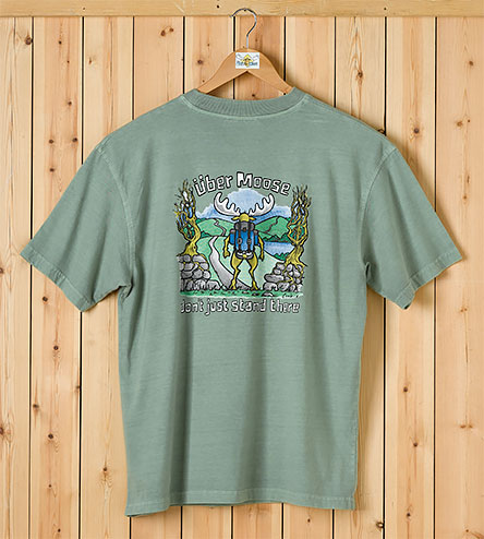 Don't Just Stand There T-Shirt - Large Back Print - Green