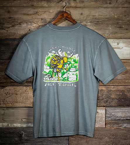 Ale Trail T-Shirt - Large Back Print - Grey