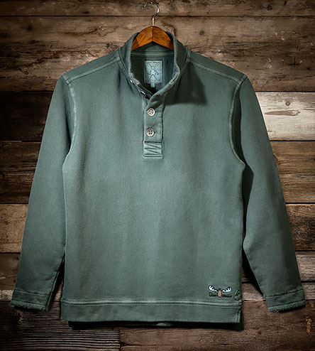 Button Sweat in Green