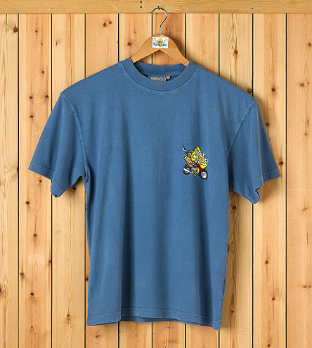 Easy Rider T-Shirt - Small Chest Print - Denim