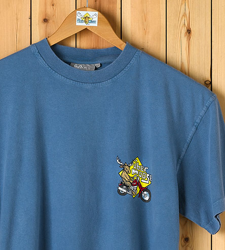 Easy Rider T-Shirt - Small Chest Print - Denim