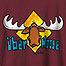 Printed  Logo T-Shirt - Large Back Print - Raspberry
