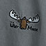 Uber Moose 1/4 Zip Fleece - Steel Grey
