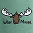 Jersey Polo Zip Neck - Embroidered Logo - Green