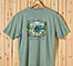 Don't Just Stand There T-Shirt - Large Back Print - Green