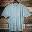 No Worries T-Shirt - Small Chest Print - Aqua