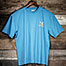 Surf Sup T-Shirt - Small Chest Print - Alaskan Blue