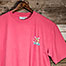 Surf Sup T-Shirt - Small Chest Print - Pink