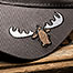 Uber Moose Baseball Cap in Grey - Embroidered Logo