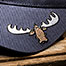 Uber Moose Baseball Cap in Indigo - Embroidered Logo