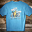 Call Of the Wild T-Shirt - Large Back Print - Alaskan Blue