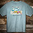 Hyper Inactive T-Shirt - Large Back Print - Turquoise