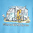 Nothing Says T-Shirt - Large Back Print - Alaskan Blue