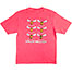 Happy Moose T-Shirt - Large Back Print - Pink